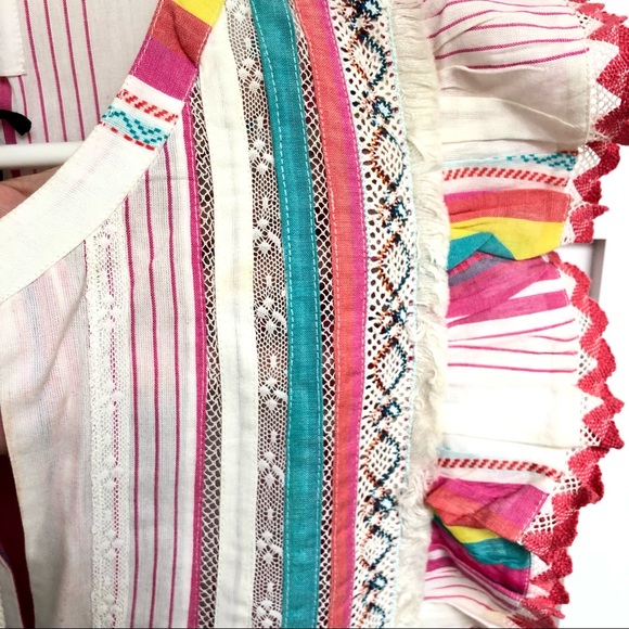 💠 dRA Los Angeles Multi Stripe Blouse - Picture 5 of 11